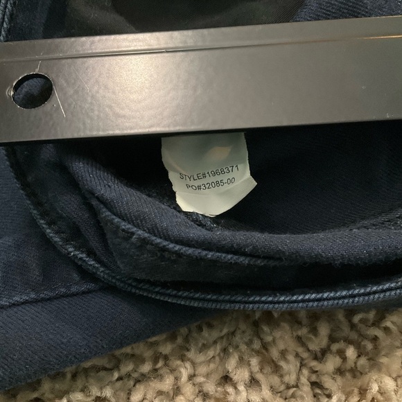 Prana Straight Leg Jeans Dark Blue Navy Size 2 Short - Picture 7 of 8